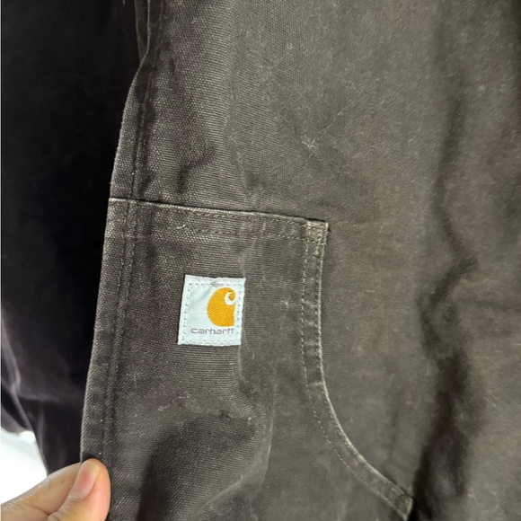 Carhartt Men's Dark Brown Bomber Jacket #14806 - Picture 3 of 6